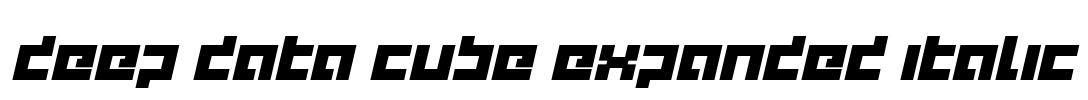 deep data cube expanded italic