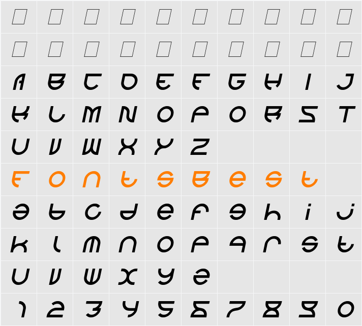 alexey Character Map
