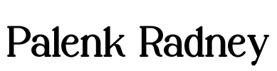 Palenk Radney Font Image