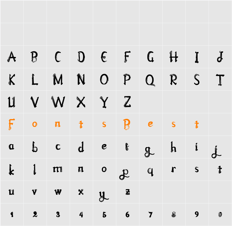 Abigdon Character Map