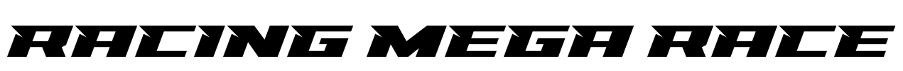 Racing Mega Race Font Image