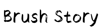 Brush Story Font Image