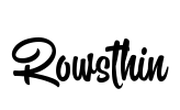 Rowsthin Font Image
