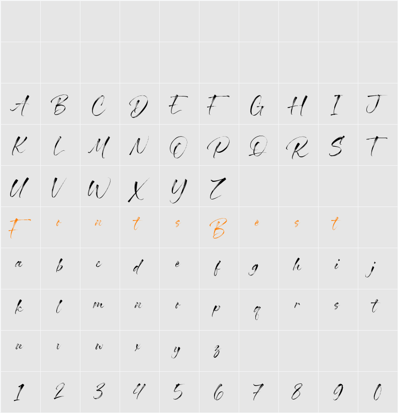 Marthine Diamond Character Map