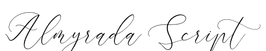Almyrada Script Font Image