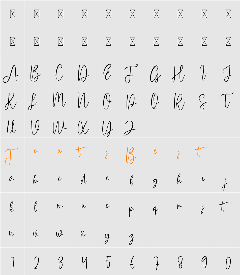 Hey Enchanting Character Map