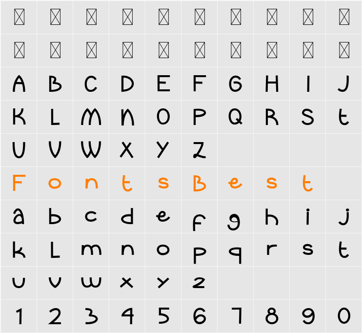 Magic Spark Character Map