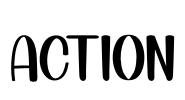 Action Font Image