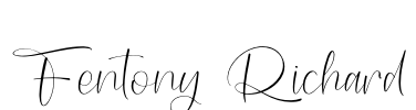 Fentony Richard Font Image