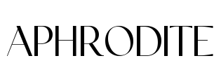 APHRODITE Font Image