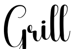 Grill Font Image