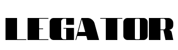 LEGATOR Font Image
