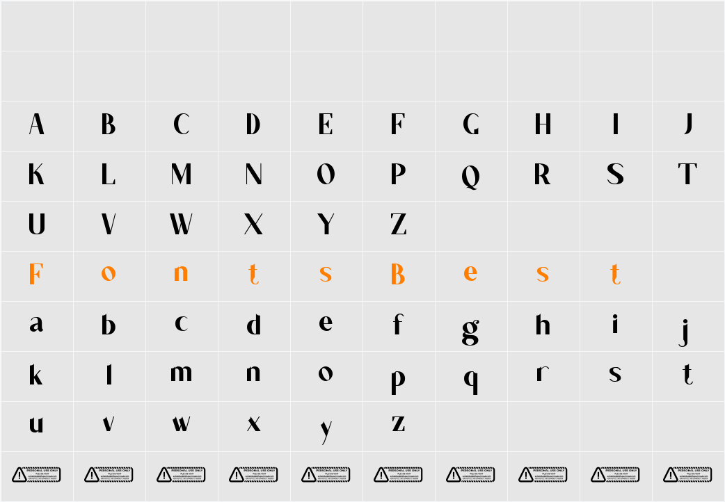 Cluth Demo Character Map