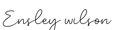 Ensley wilson Font Image