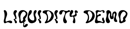 Liquidity Demo Font Image