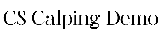 CS Calping Demo Font Image