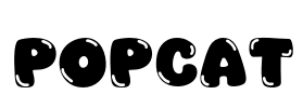 Popcat Font Image