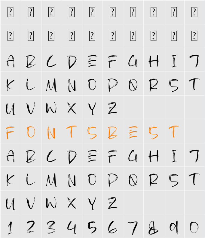 HAMBERG Character Map