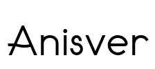 Anisver Font Image