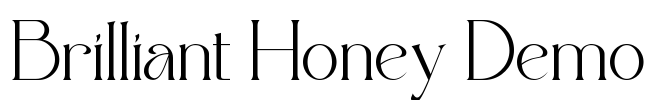 Brilliant Honey Demo Font Image