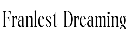 Franlest Dreaming Font Image