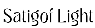 Satigof Light Font Image