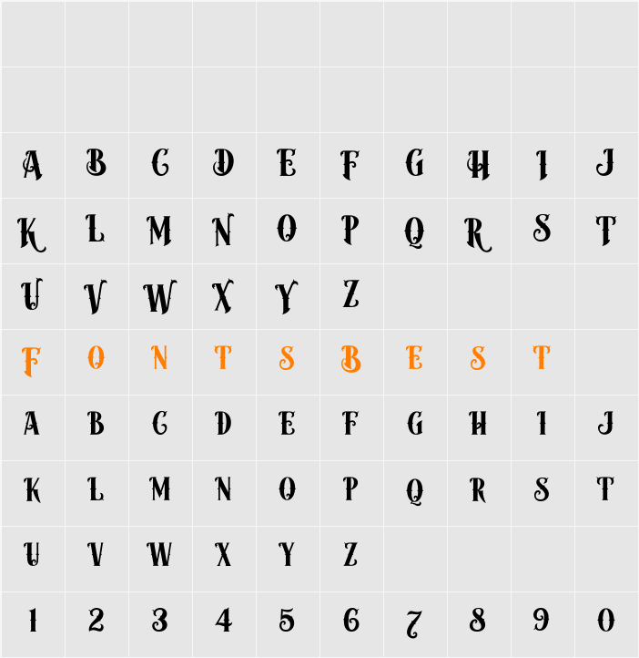 Moyers Character Map