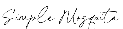 Simple Mosquita Font Image