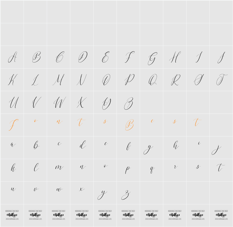 Chatter Filled Personal Use Character Map
