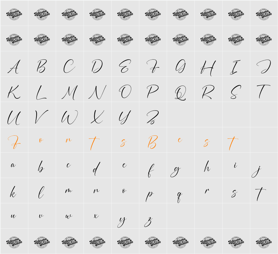Maristone Sephanotis DEMO VERSI Character Map