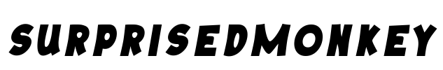 Surprisedmonkey Font Image