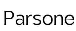 Parsone Font Image