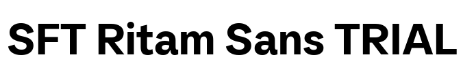 SFT Ritam Sans TRIAL Font Image