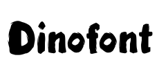 Dinofont Font Image
