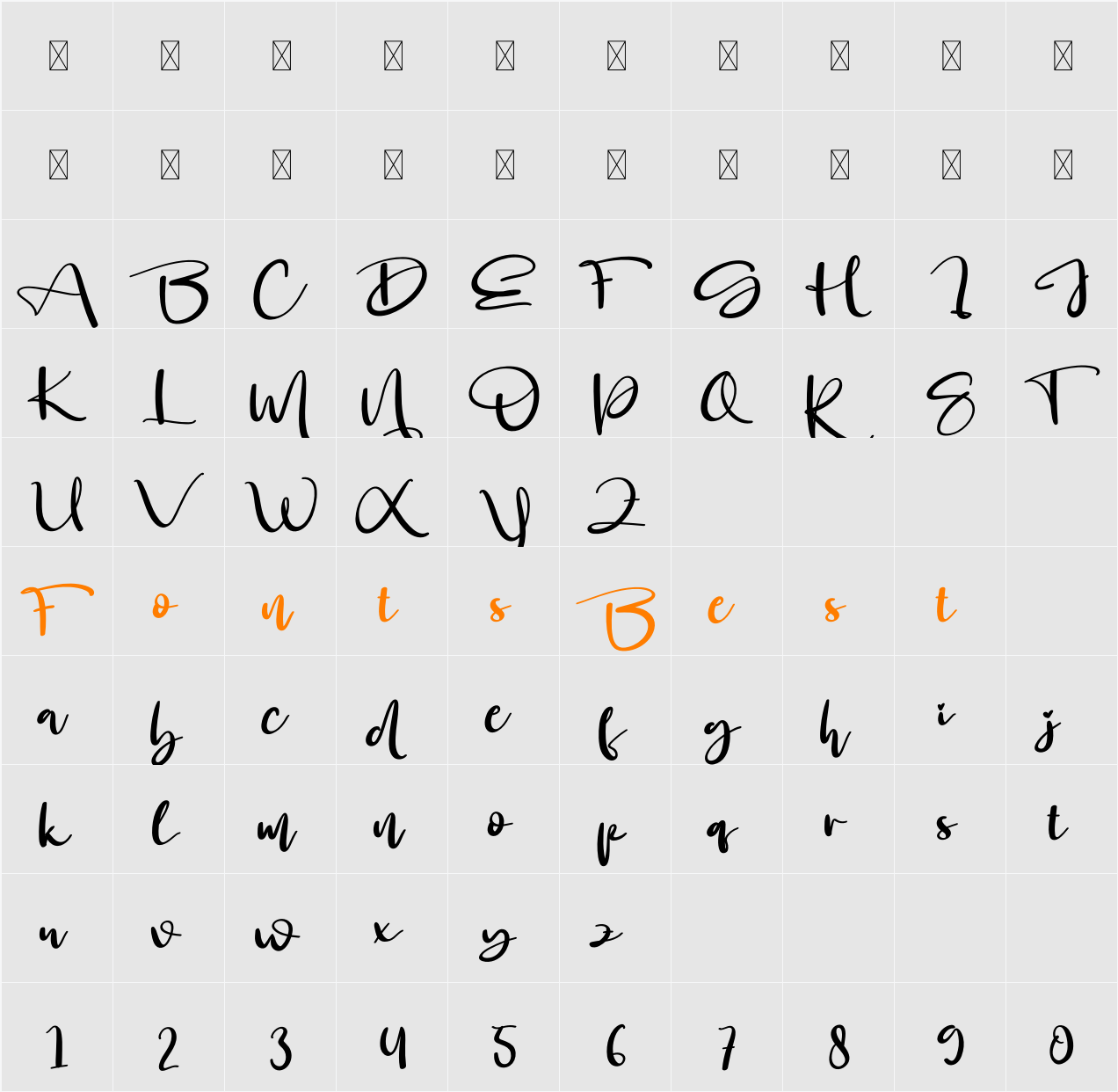 Side Character Map