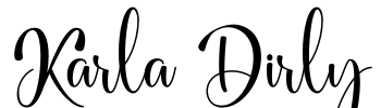 Karla Dirly Font Image