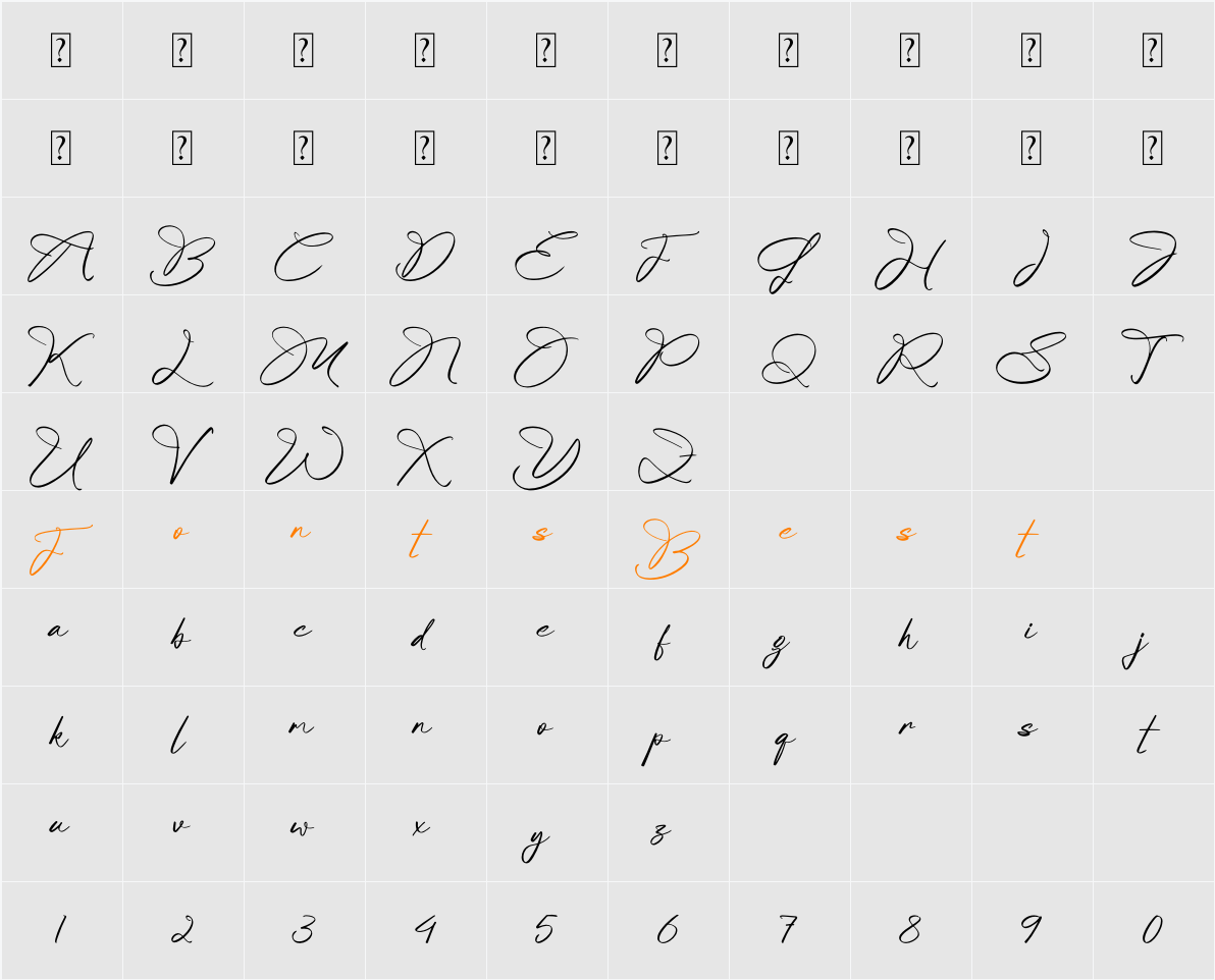 Milogante Shuttker Character Map