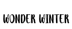 Wonder Winter Font Image