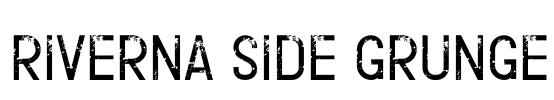 Riverna Side Grunge Font Image