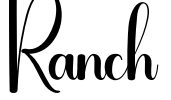 Ranch Font Image