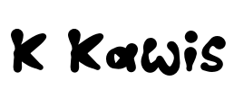 K Kawis Font Image