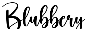 Blubbery Font Image