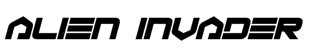 Alien Invader Font Image