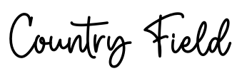 Country Field Font Image