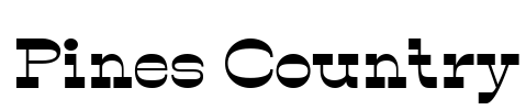 Pines Country Font Image