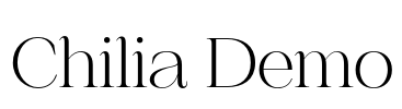 Chilia Demo Font Image