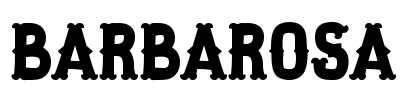 Barbarosa Font Image
