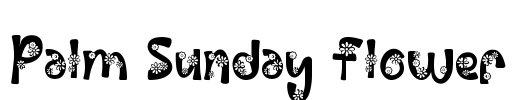 Palm Sunday Flower