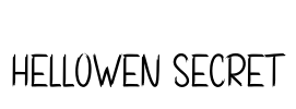 Hellowen Secret Font Image