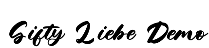 Gifty Liebe Demo Font Image